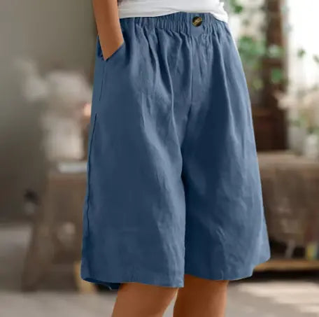Alyssa | Women’s Elastic Waist Casual Summer Shorts Luvy Boutique