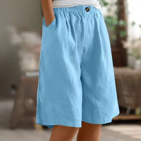 Alyssa | Women’s Elastic Waist Casual Summer Shorts Luvy Boutique