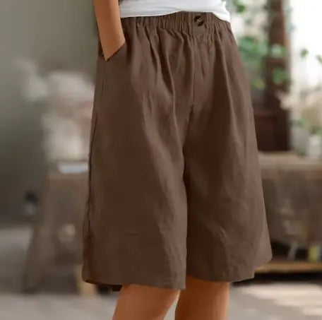 Alyssa | Women’s Elastic Waist Casual Summer Shorts Luvy Boutique