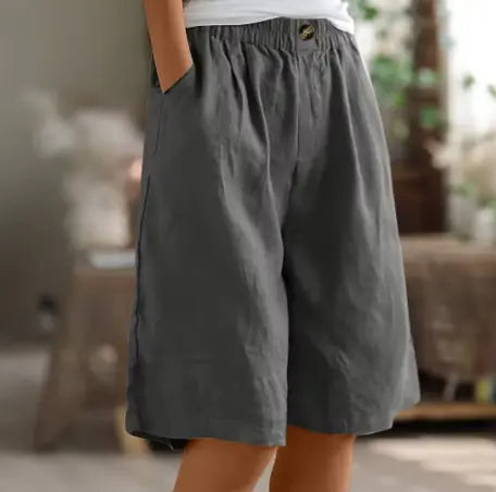 Alyssa | Women’s Elastic Waist Casual Summer Shorts Luvy Boutique