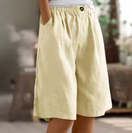 Alyssa | Women’s Elastic Waist Casual Summer Shorts Luvy Boutique