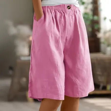 Alyssa | Women’s Elastic Waist Casual Summer Shorts Luvy Boutique