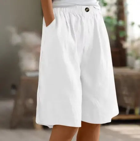 Alyssa | Women’s Elastic Waist Casual Summer Shorts Luvy Boutique