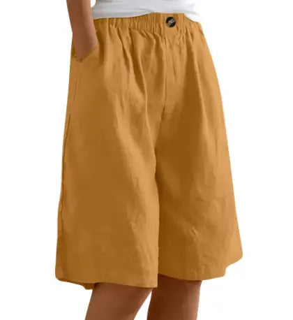 Alyssa | Women’s Elastic Waist Casual Summer Shorts Luvy Boutique