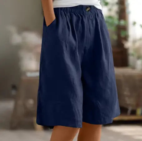 Alyssa | Women’s Elastic Waist Casual Summer Shorts Luvy Boutique