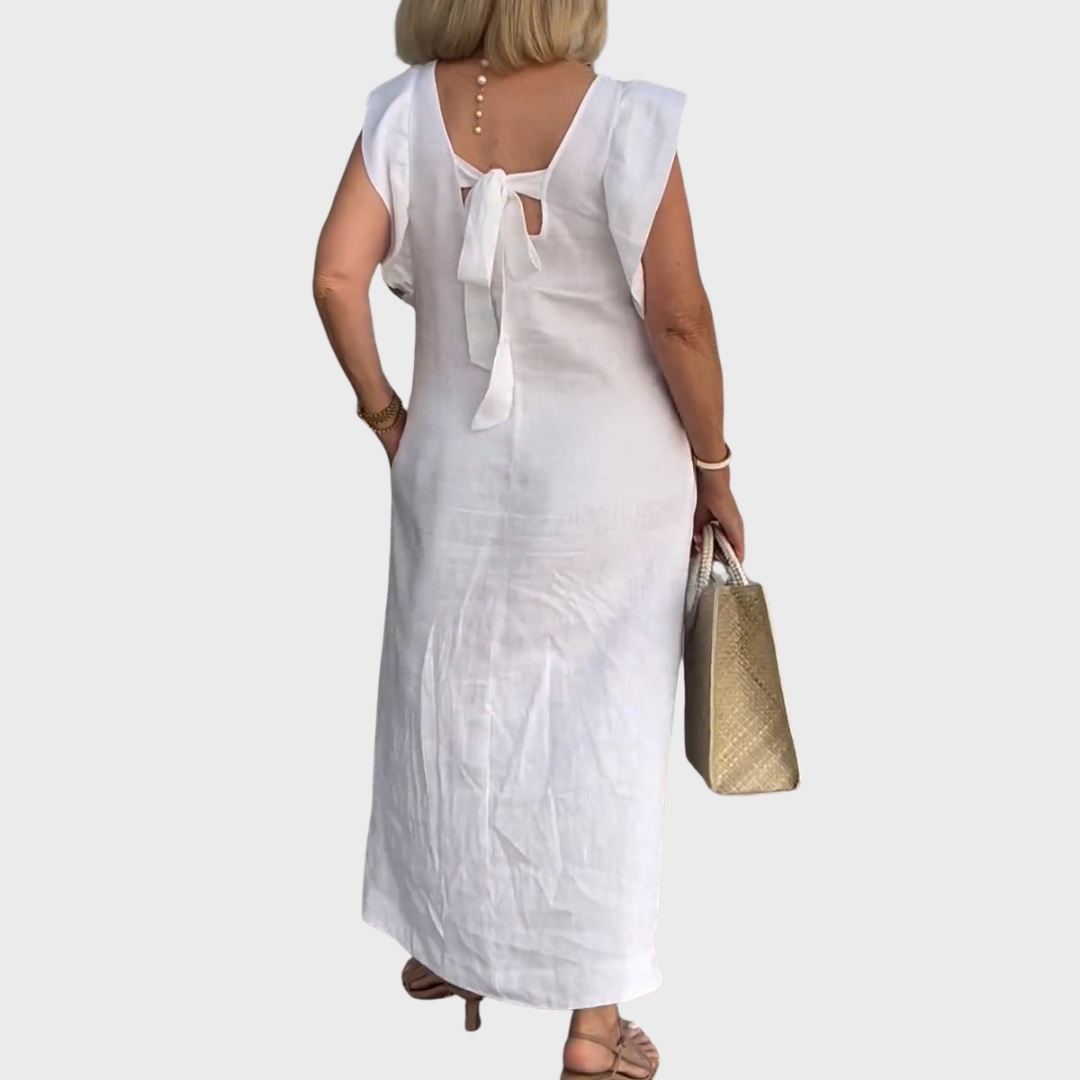 Fiona | Women's Sleeveless Pocket Maxi Casual Dress Luvy Boutique