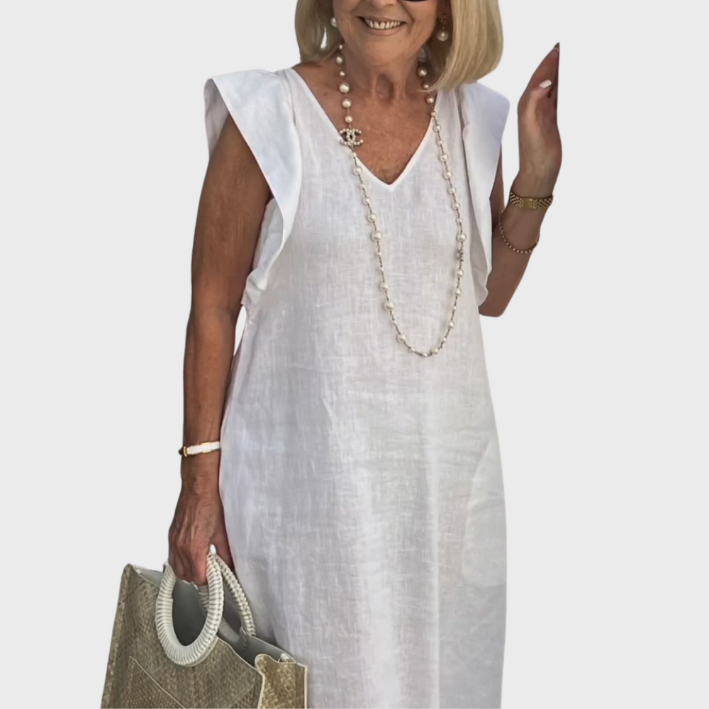 Fiona | Women's Sleeveless Pocket Maxi Casual Dress Luvy Boutique