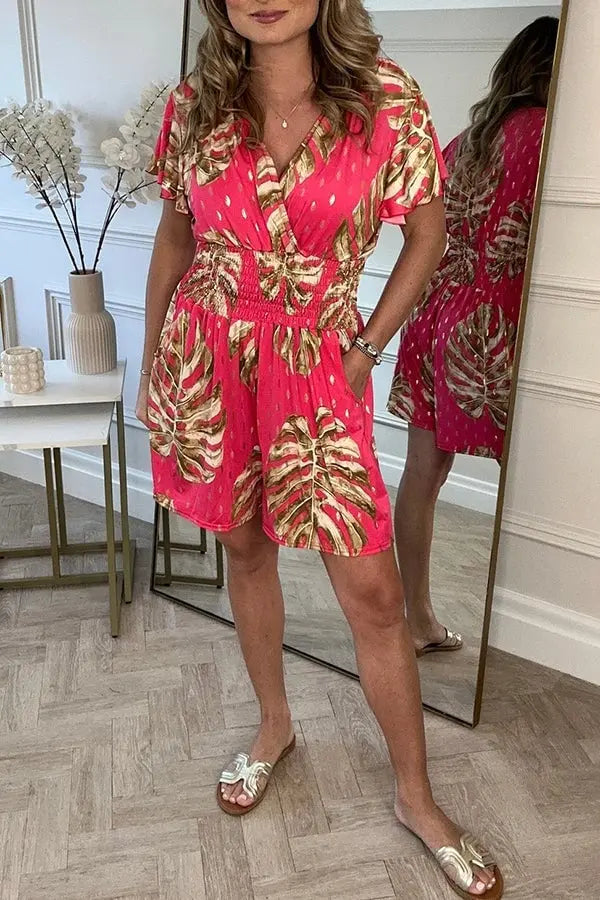 Jolaine | Vibrant Tropical Escape Dress Luvy Boutique