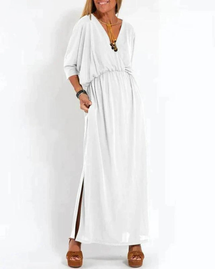 Abigail | Sandy Long Vintage Dress Luvy Boutique