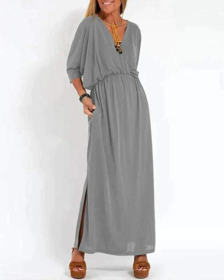 Abigail | Sandy Long Vintage Dress Luvy Boutique