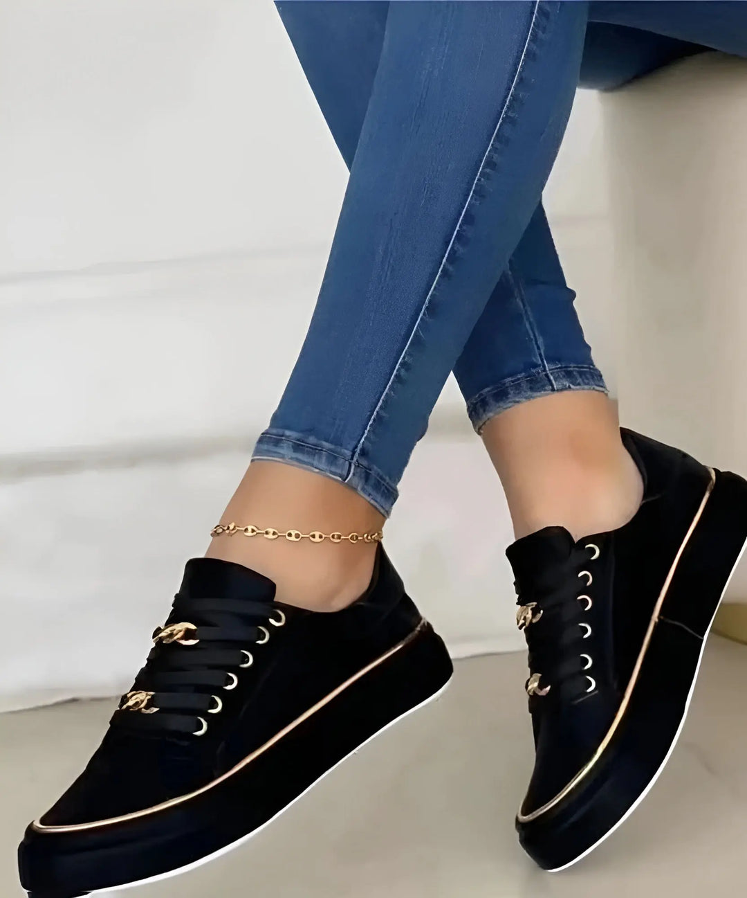 Alice | Women’s Orthopedic Lace Up Casual Sneakers Luvy Boutique