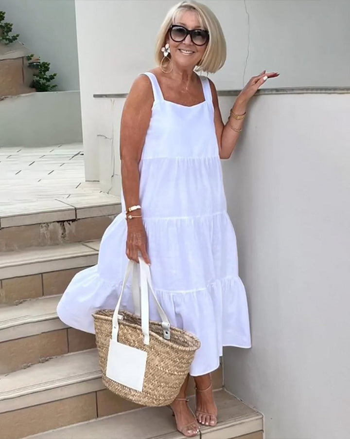 Lily | Women's Sleeveless Tiered Maxi Casual Dress Luvy Boutique