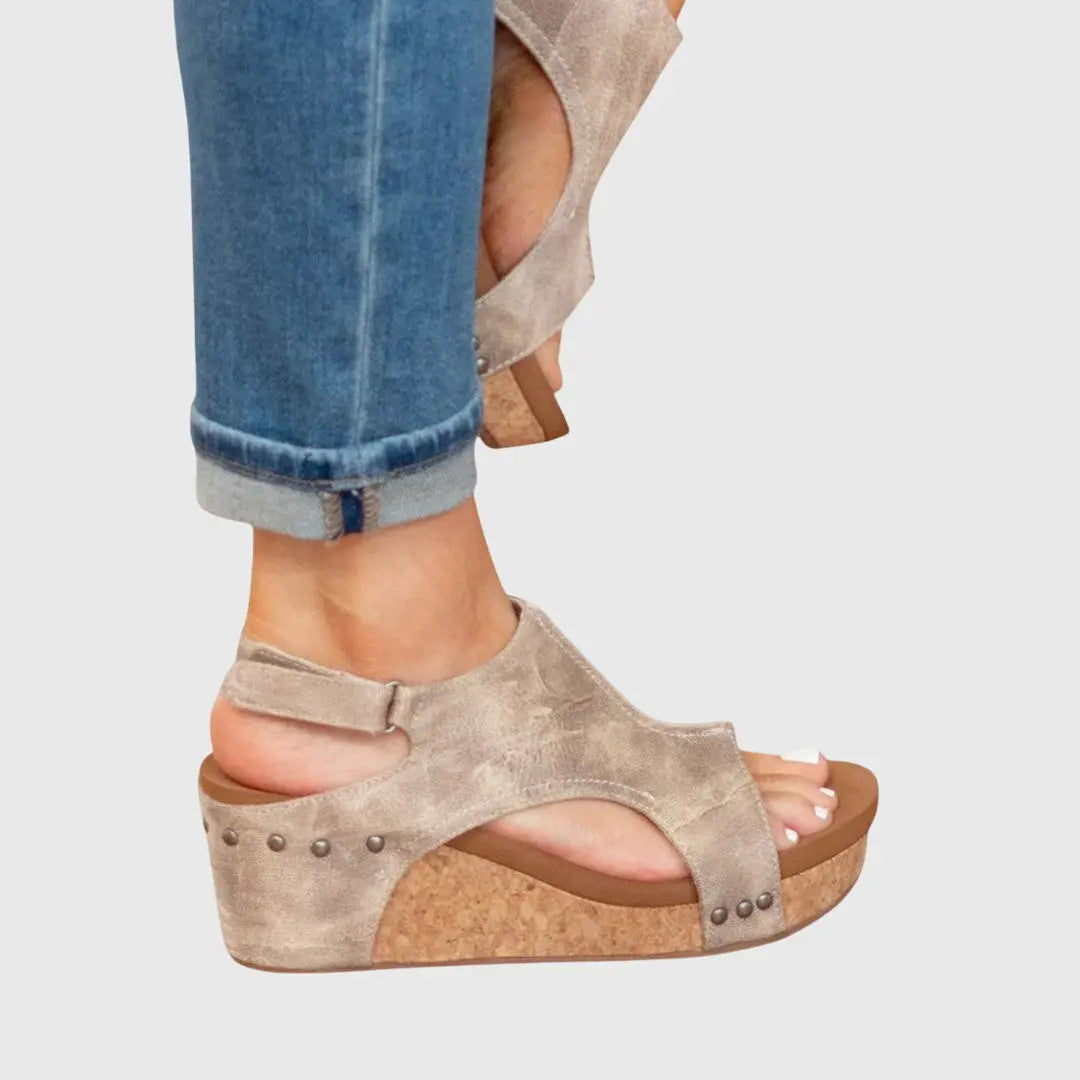 Hannah | Women Open Toe Slingback Sandals Luvy Boutique