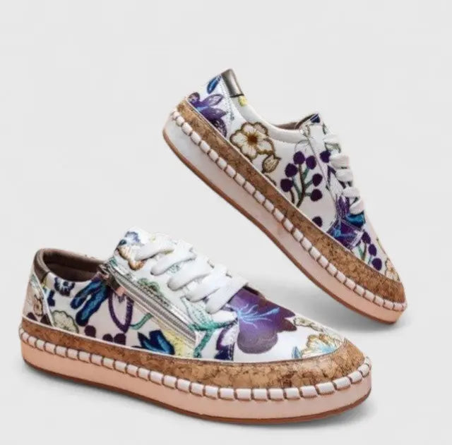 Gabriella | Women’s Floral Orthopedic Comfort Shoes Luvy Boutique