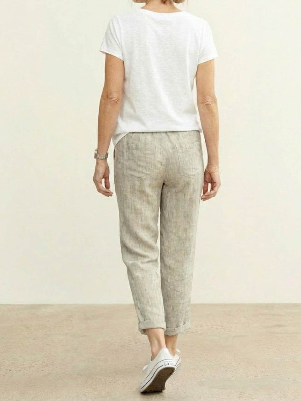 Kimberly | Women's Casual Drawstring Straight-Leg Casual Pants Luvy Boutique