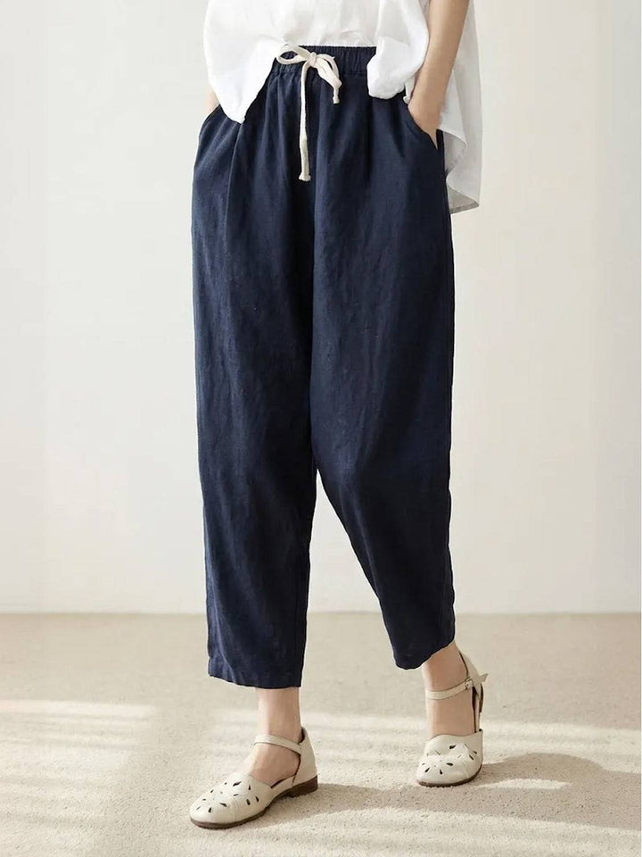 Kimberly | Women's Casual Drawstring Straight-Leg Casual Pants Luvy Boutique