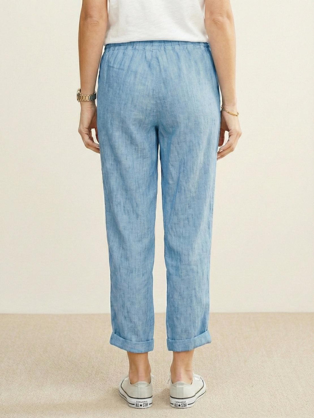 Kimberly | Women's Casual Drawstring Straight-Leg Casual Pants Luvy Boutique