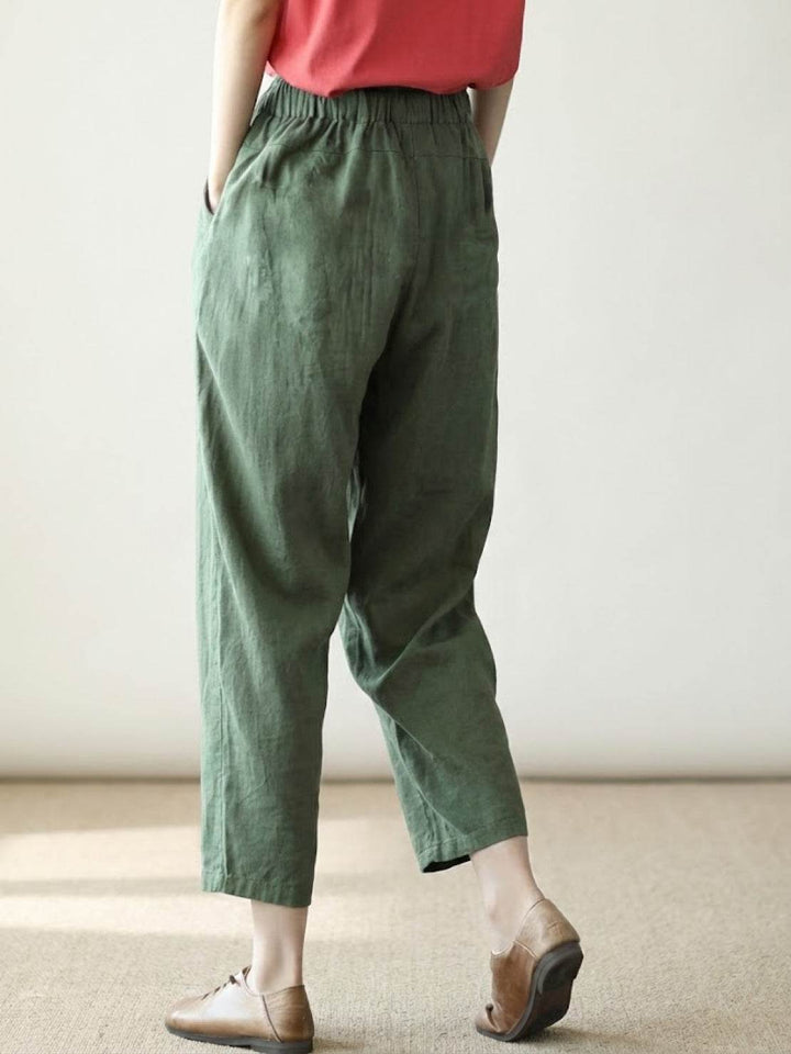 Kimberly | Women's Casual Drawstring Straight-Leg Casual Pants Luvy Boutique