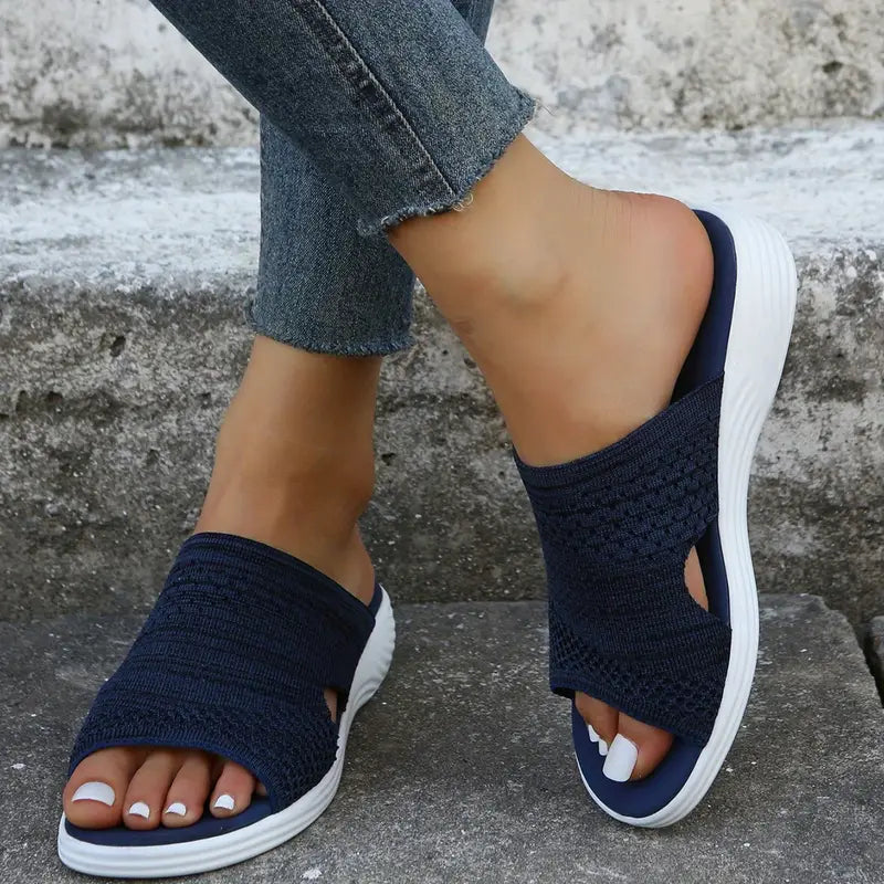 Harper | Womens Orthopedic Slip On Slide Sandals Luvy Boutique