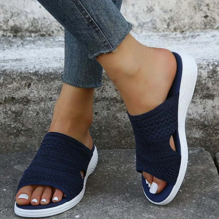 Harper | Womens Orthopedic Slip On Slide Sandals Luvy Boutique