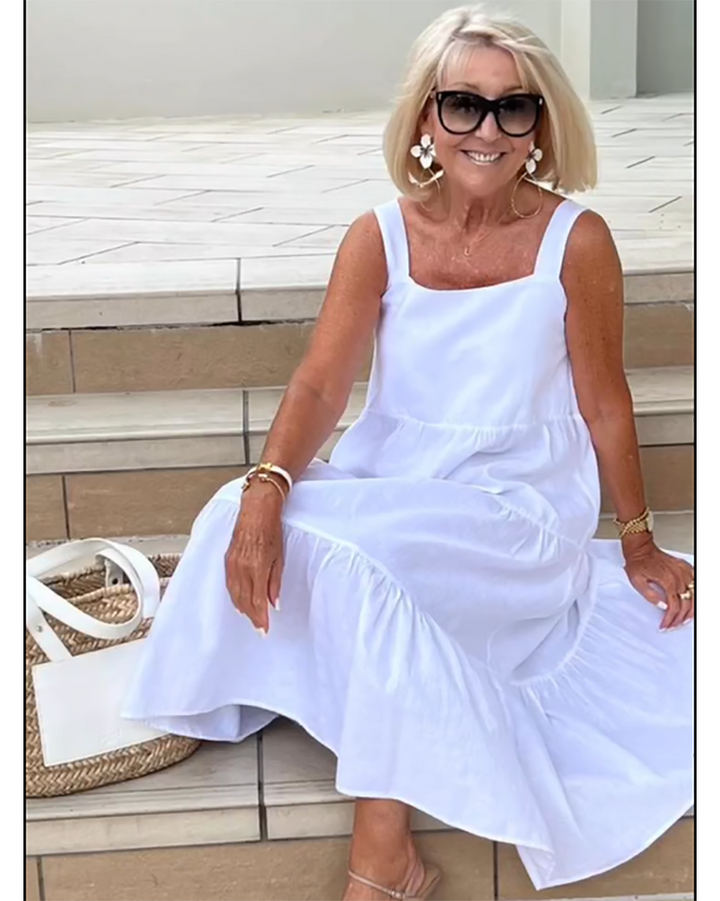 Lily | Women's Sleeveless Tiered Maxi Casual Dress Luvy Boutique