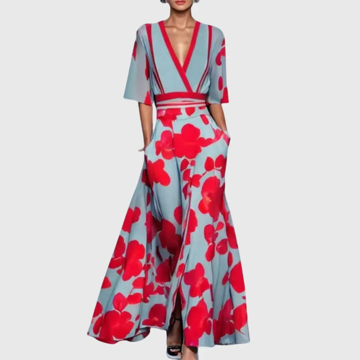 Daisy | Women’s Elegant Spring Floral Maxi Dress Luvy Boutique