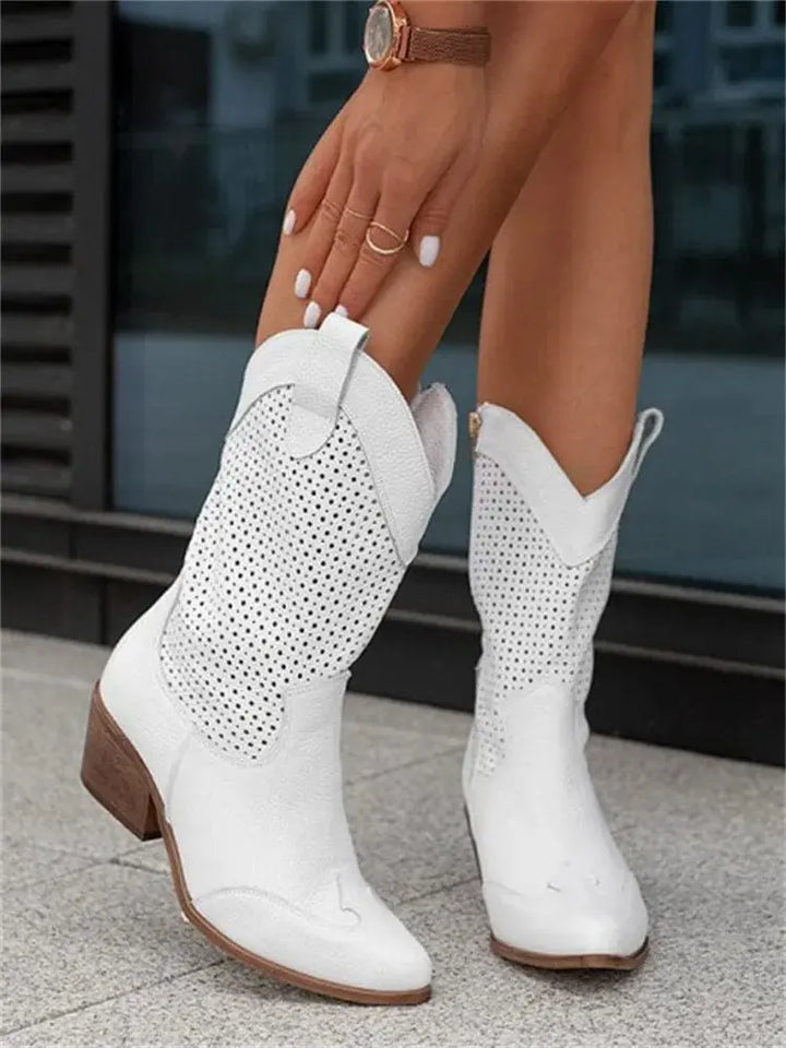 Ella | Women’s Orthopedic Mid Calf Comfort Boots Luvy Boutique