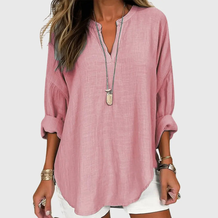 Jasmine | Womens Loose Fit Long Sleeve Casual Top Luvy Boutique