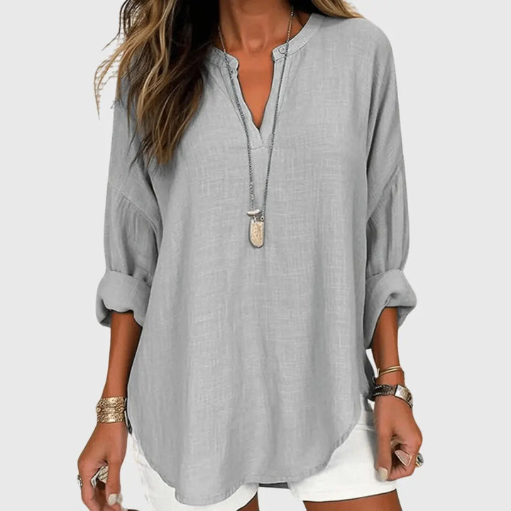 Jasmine | Womens Loose Fit Long Sleeve Casual Top Luvy Boutique