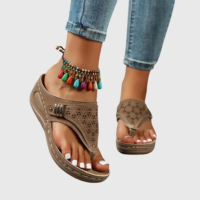Anna | Women’s Comfortable Orthopedic Slip-On Sandals Luvy Boutique