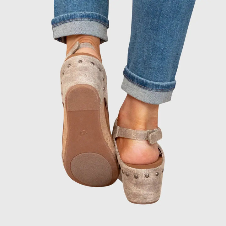 Danielle | Women’s Orthopedic Open Toe Platform Sandals Luvy Boutique