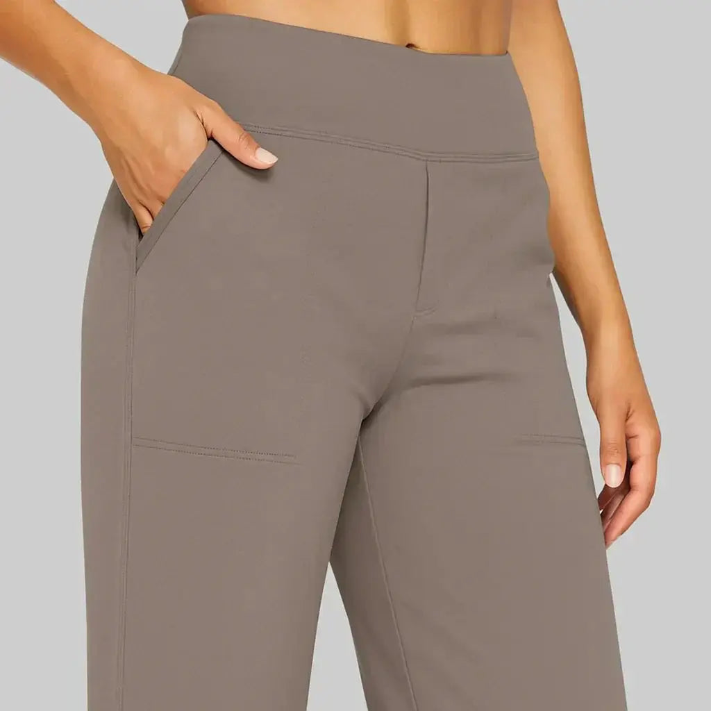 Danielle | Women High Waist Wide Leg Pants Luvy Boutique