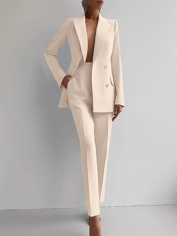 Hannah | Womens Two Piece Blazer Pants Set Luvy Boutique