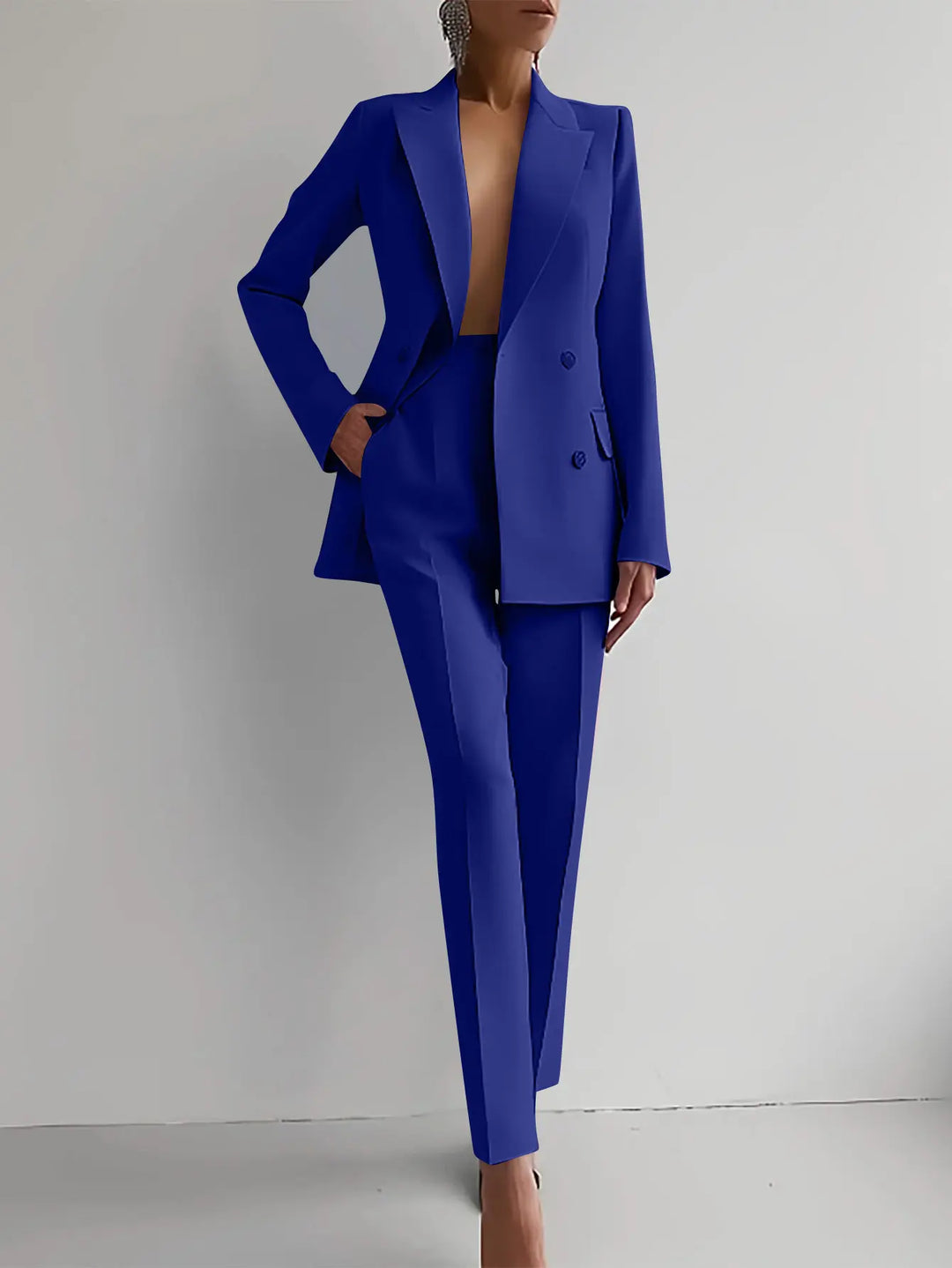 Blair | Women’s Elegant Blazer & Trouser Suit Set Luvy Boutique