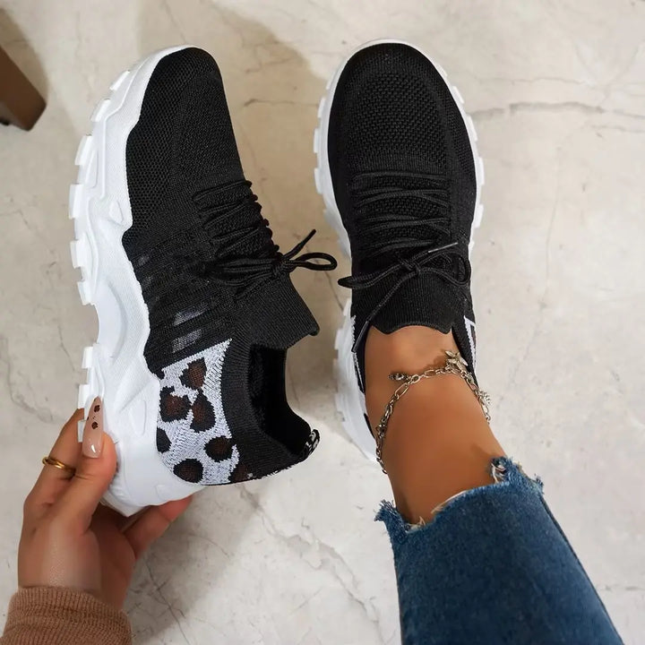 Abigail | Womens Chunky Knit Running Sneakers Luvy Boutique