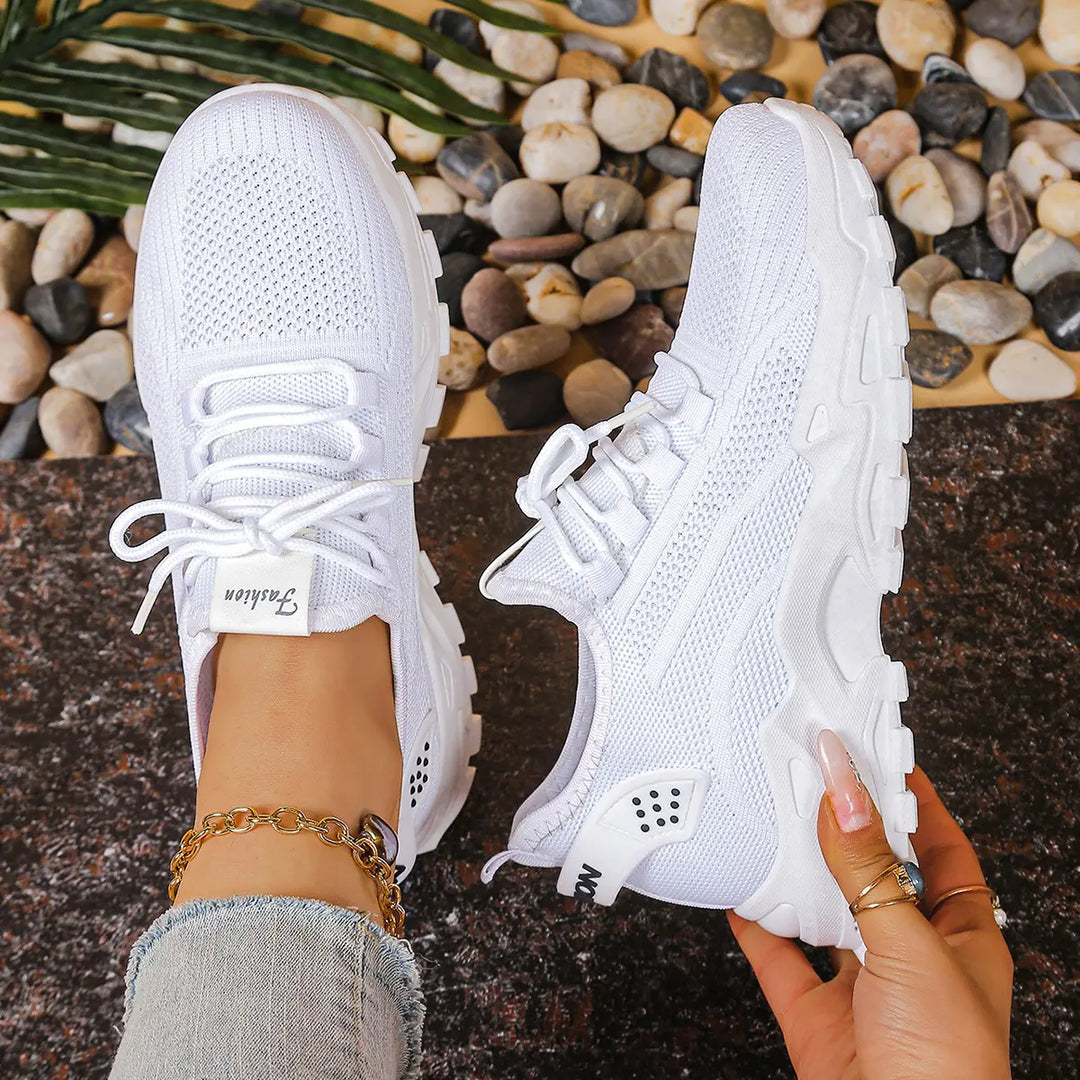 Abigail | Womens Chunky Knit Running Sneakers Luvy Boutique