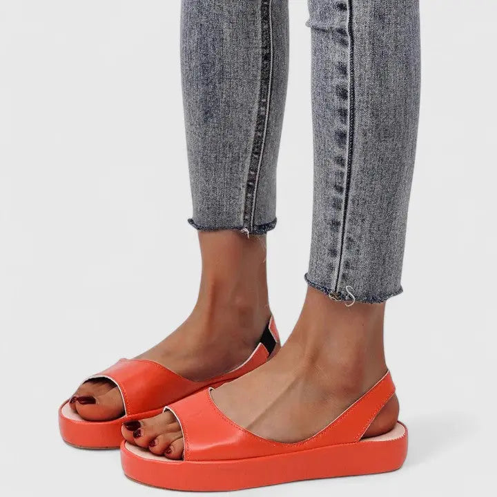 Ashley | Womens Platform Slingback Sandals Luvy Boutique