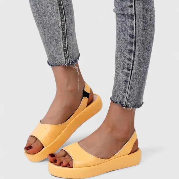 Ashley | Womens Platform Slingback Sandals Luvy Boutique