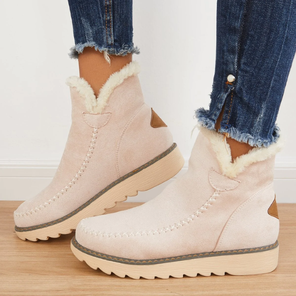 Faith | Women Winter Comfortable Fur Lined Ankle Boots Luvy Boutique