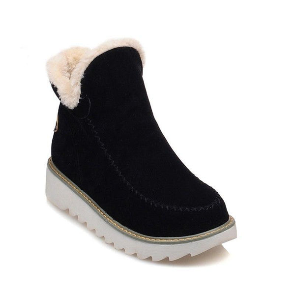 Faith | Women Winter Comfortable Fur Lined Ankle Boots Luvy Boutique
