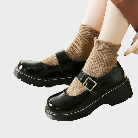 Ava | Women Platform Strap Mary Jane Shoes Luvy Boutique