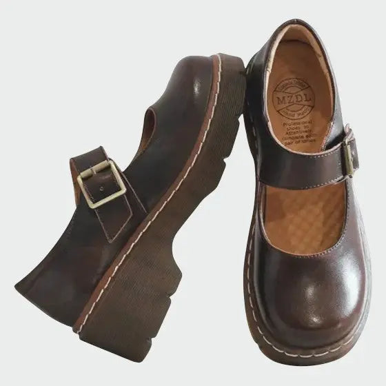 Ava | Women Platform Strap Mary Jane Shoes Luvy Boutique