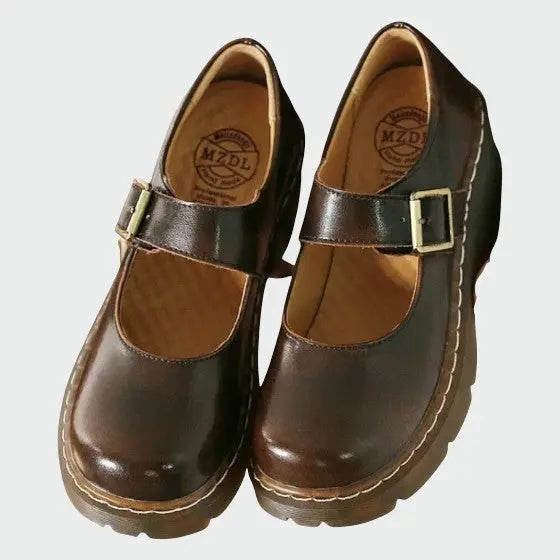 Ava | Women Platform Strap Mary Jane Shoes Luvy Boutique