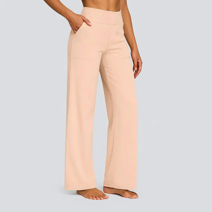 Danielle | Women High Waist Wide Leg Pants Luvy Boutique