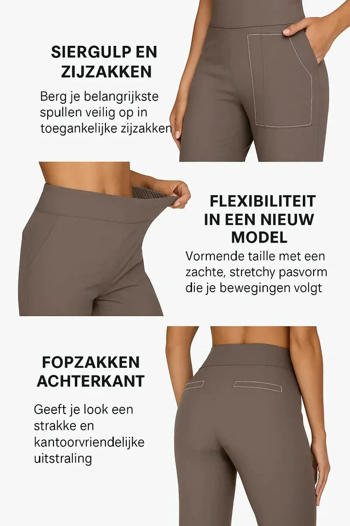 Danielle | Women High Waist Wide Leg Pants Luvy Boutique