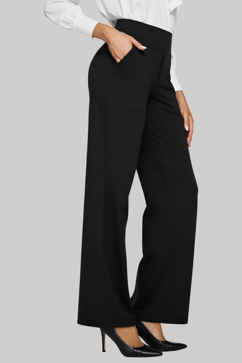 Danielle | Women High Waist Wide Leg Pants Luvy Boutique