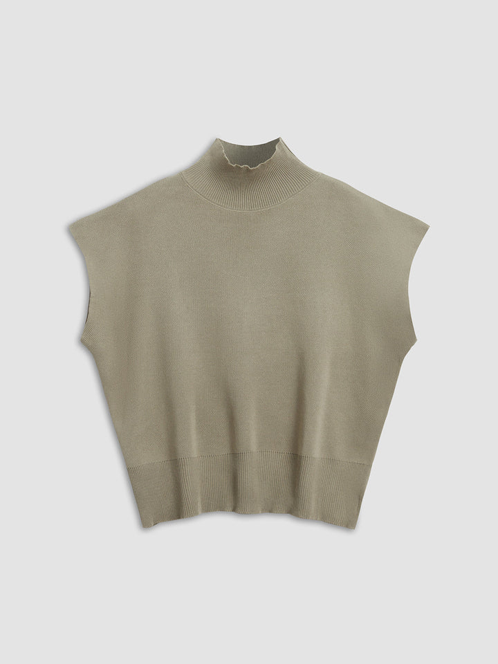 Daisy | Women's Mock Neck Short Sleeve Casual Top Luvy Boutique