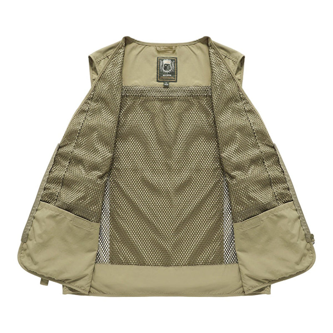 Men's Gilet Multi-Pocket Lightweight Outdoor Fishing Vest