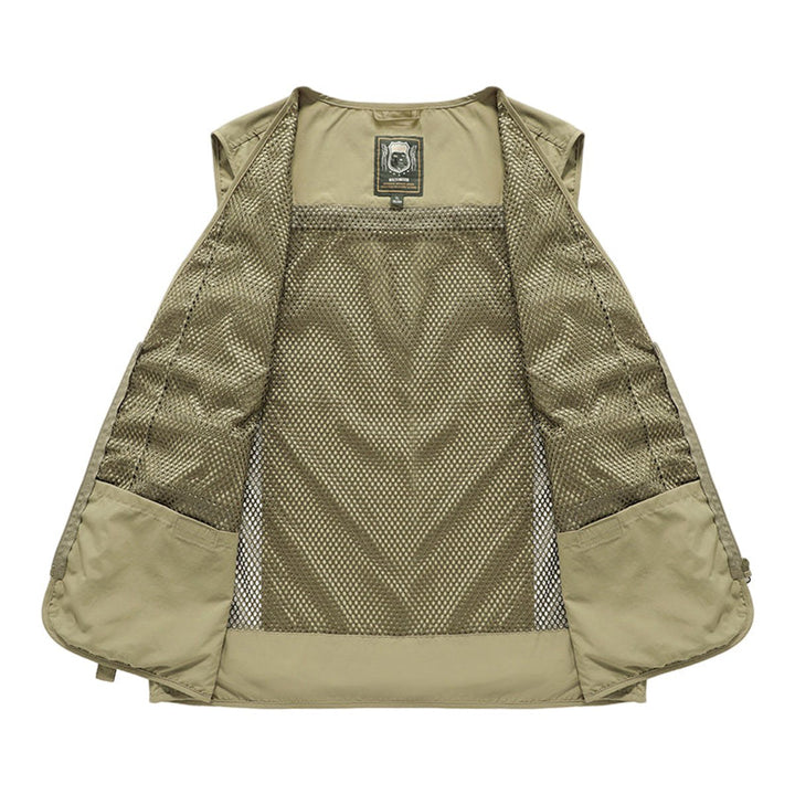 Men's Gilet Multi-Pocket Lightweight Outdoor Fishing Vest