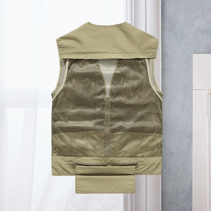 Men's Gilet Multi-Pocket Lightweight Outdoor Fishing Vest